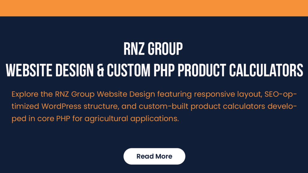 rnz group website design